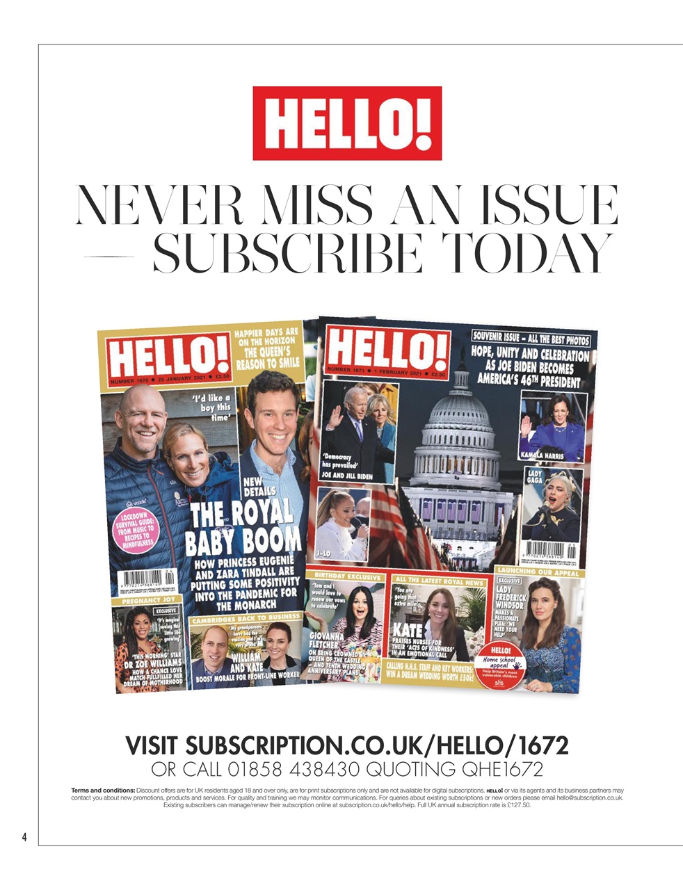 Hello! Magazine Preview Pages