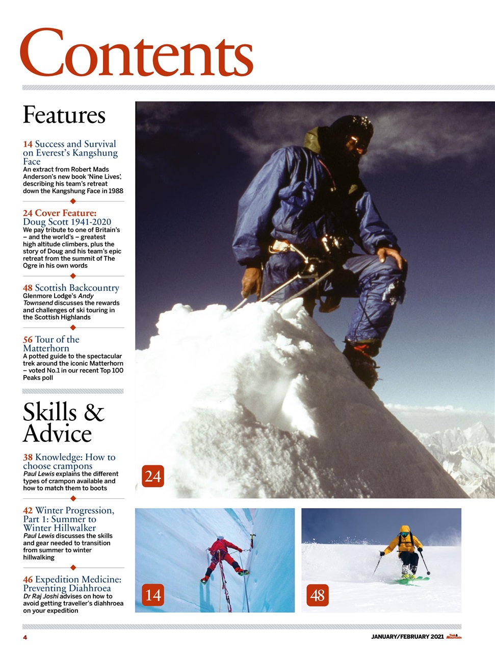Trek & Mountain Magazine Preview Pages