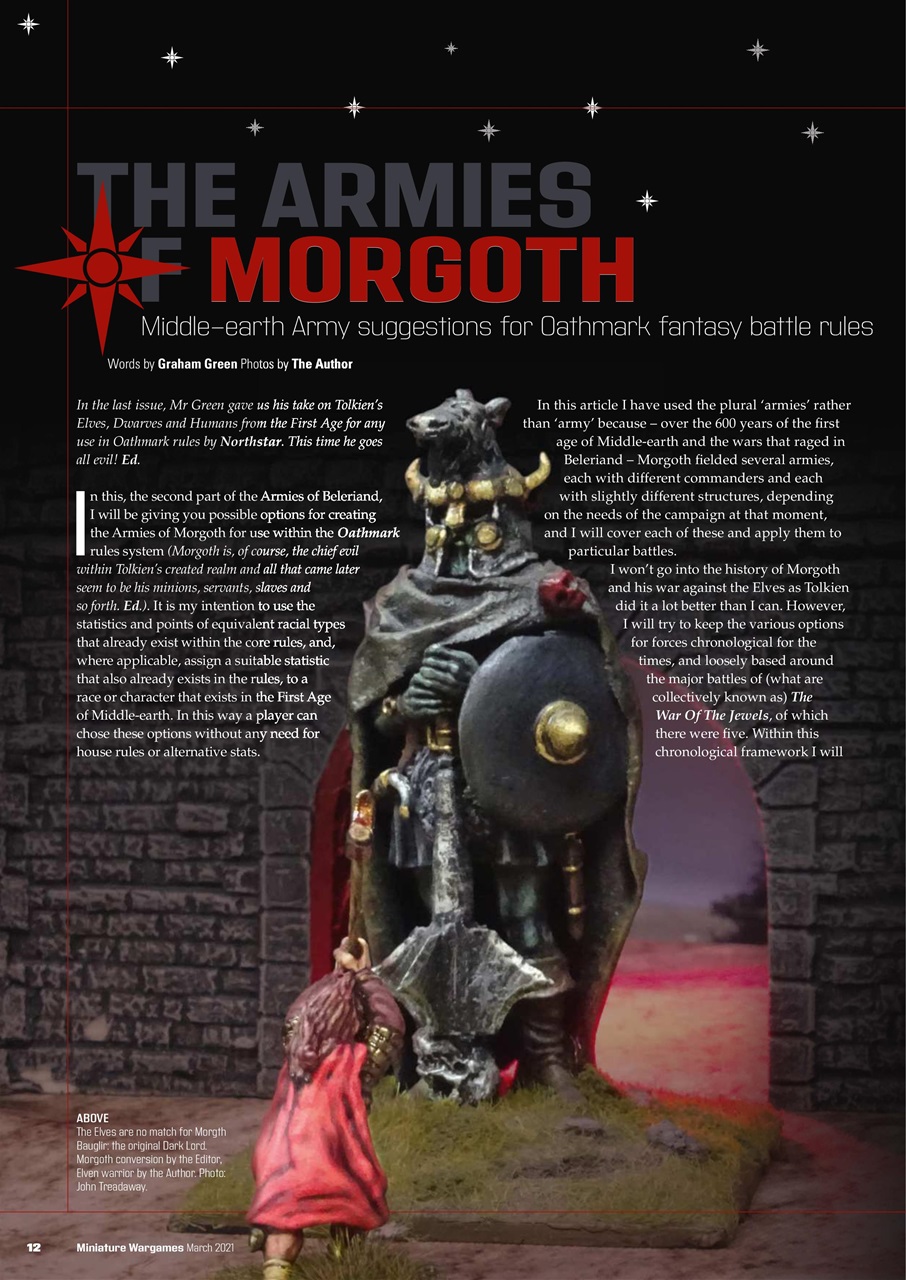 Miniature Wargames Preview Pages