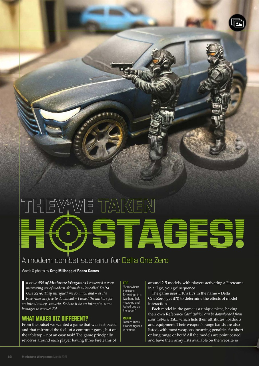 Miniature Wargames Preview Pages