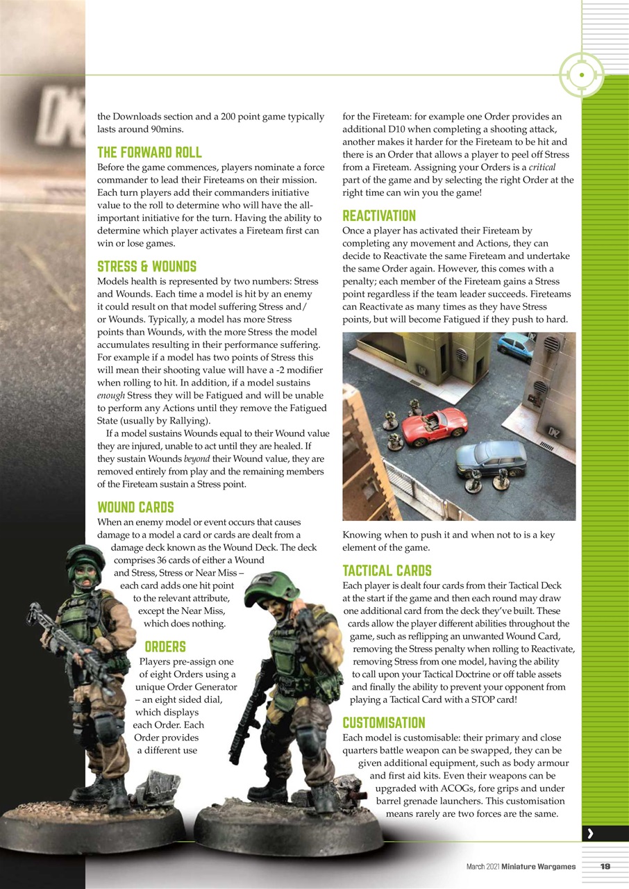 Miniature Wargames Preview Pages