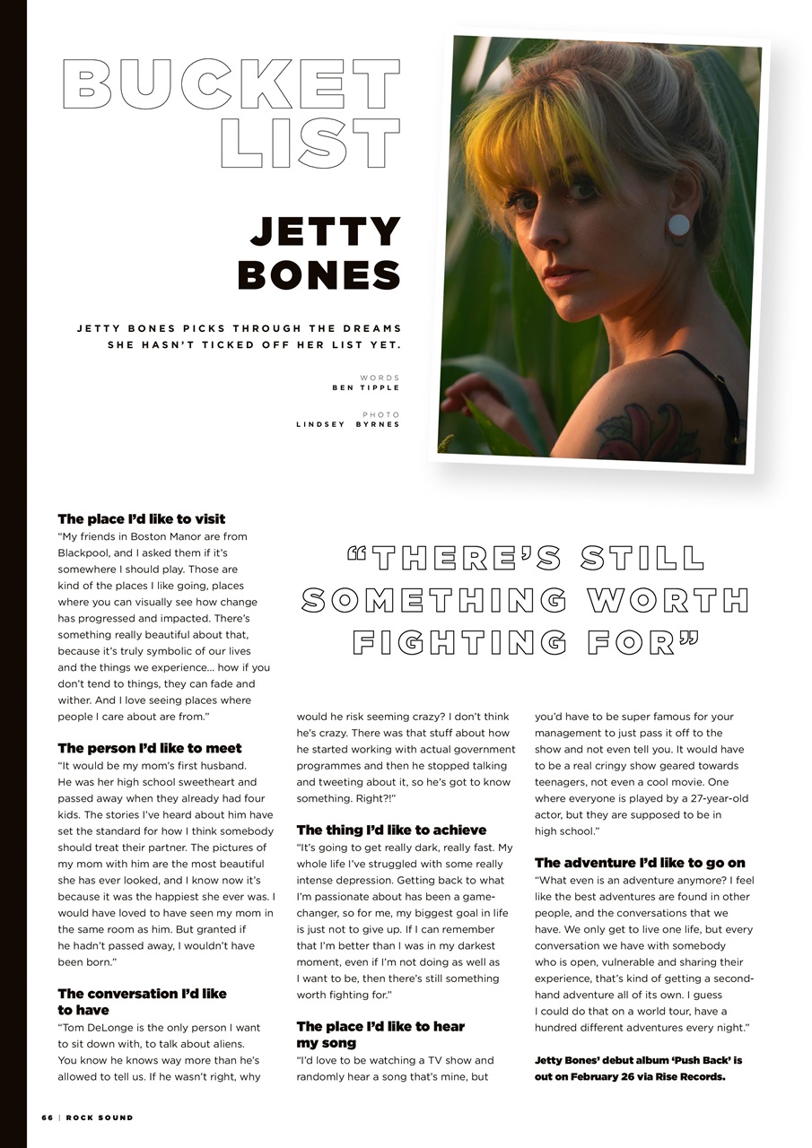 Rock Sound Magazine Preview Pages