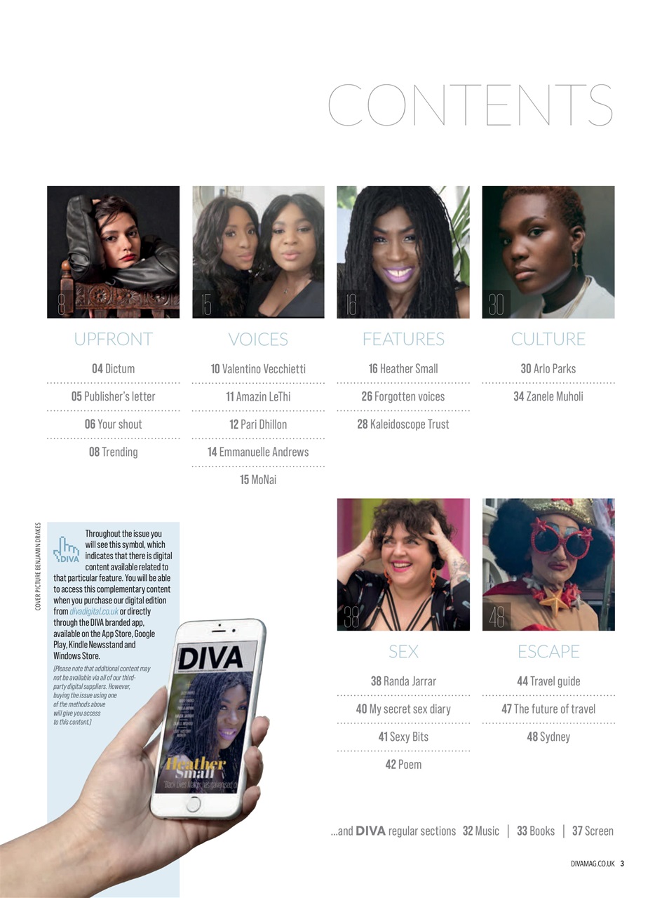 DIVA Magazine Preview Pages