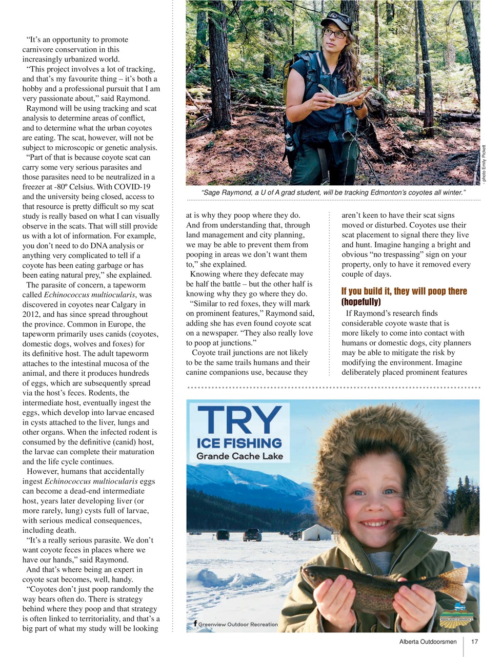 Alberta Outdoors Preview Pages