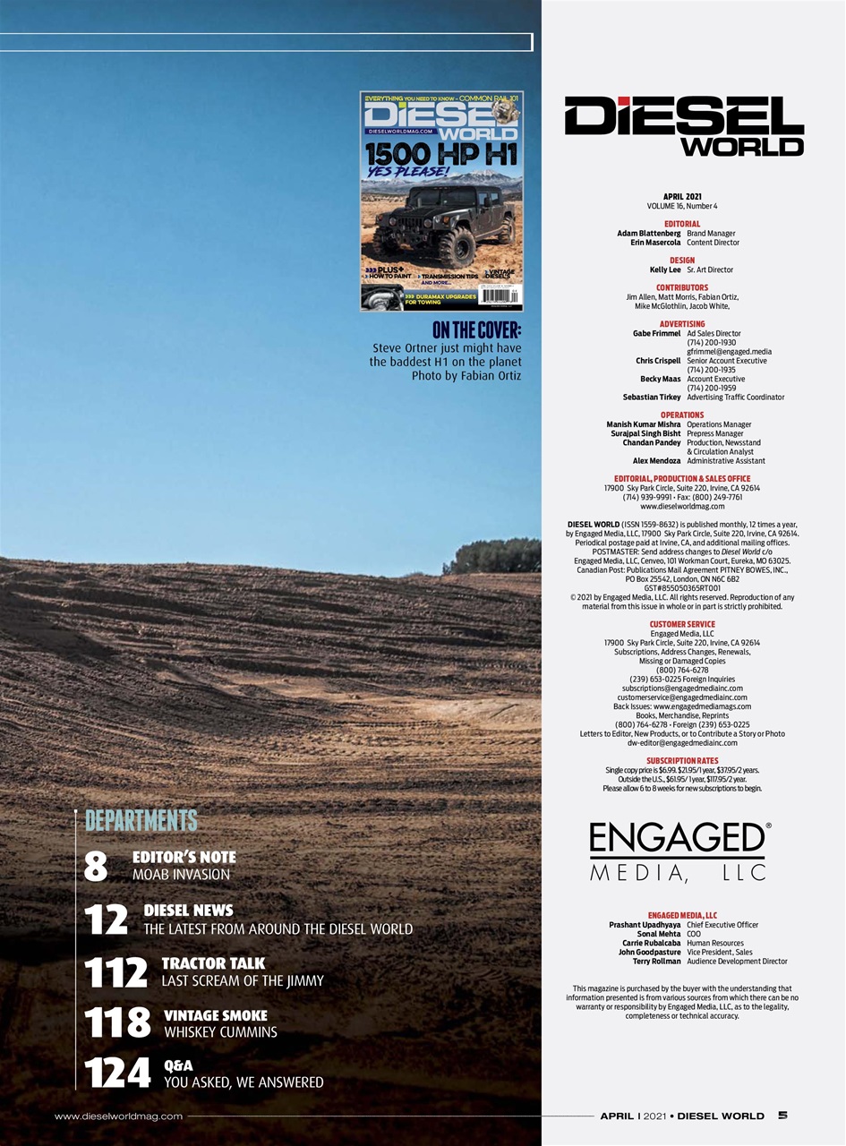Diesel World Preview Pages