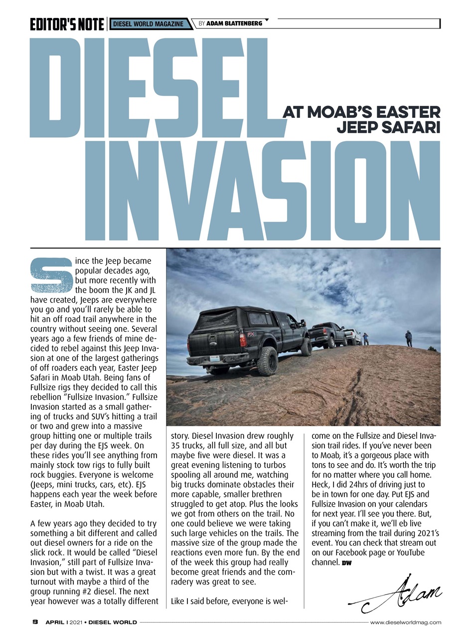 Diesel World Preview Pages