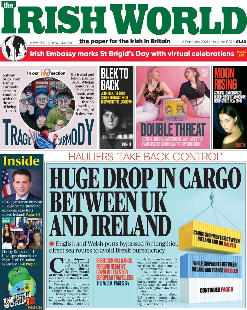Irish World Preview Pages