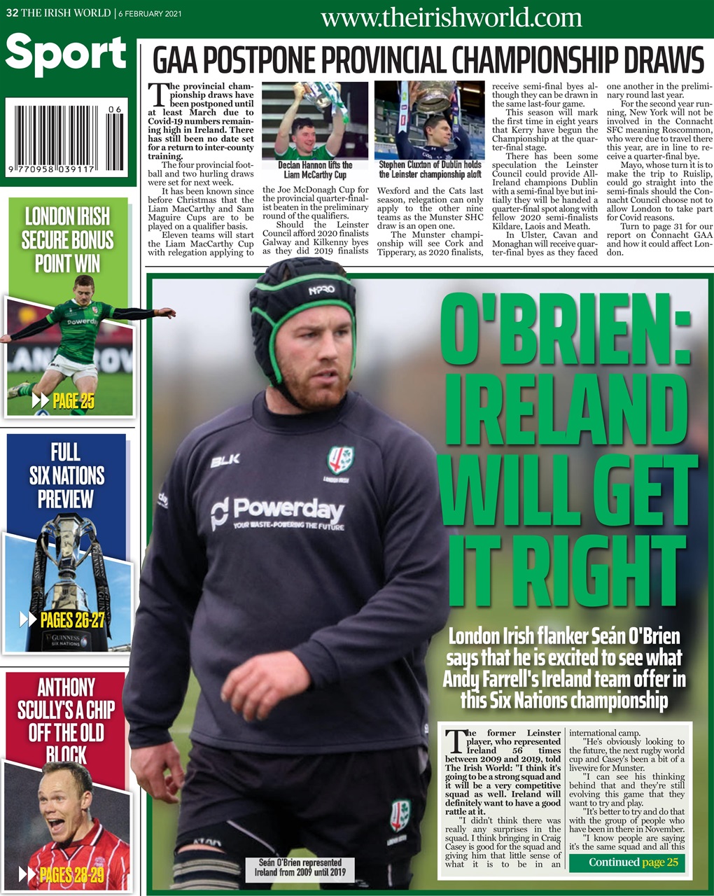 Irish World Preview Pages