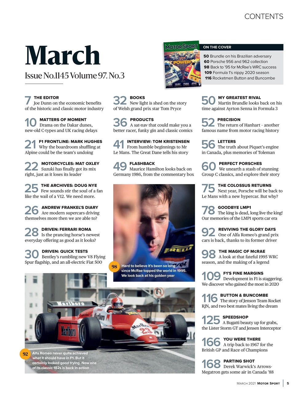 Motor Sport Magazine Preview Pages