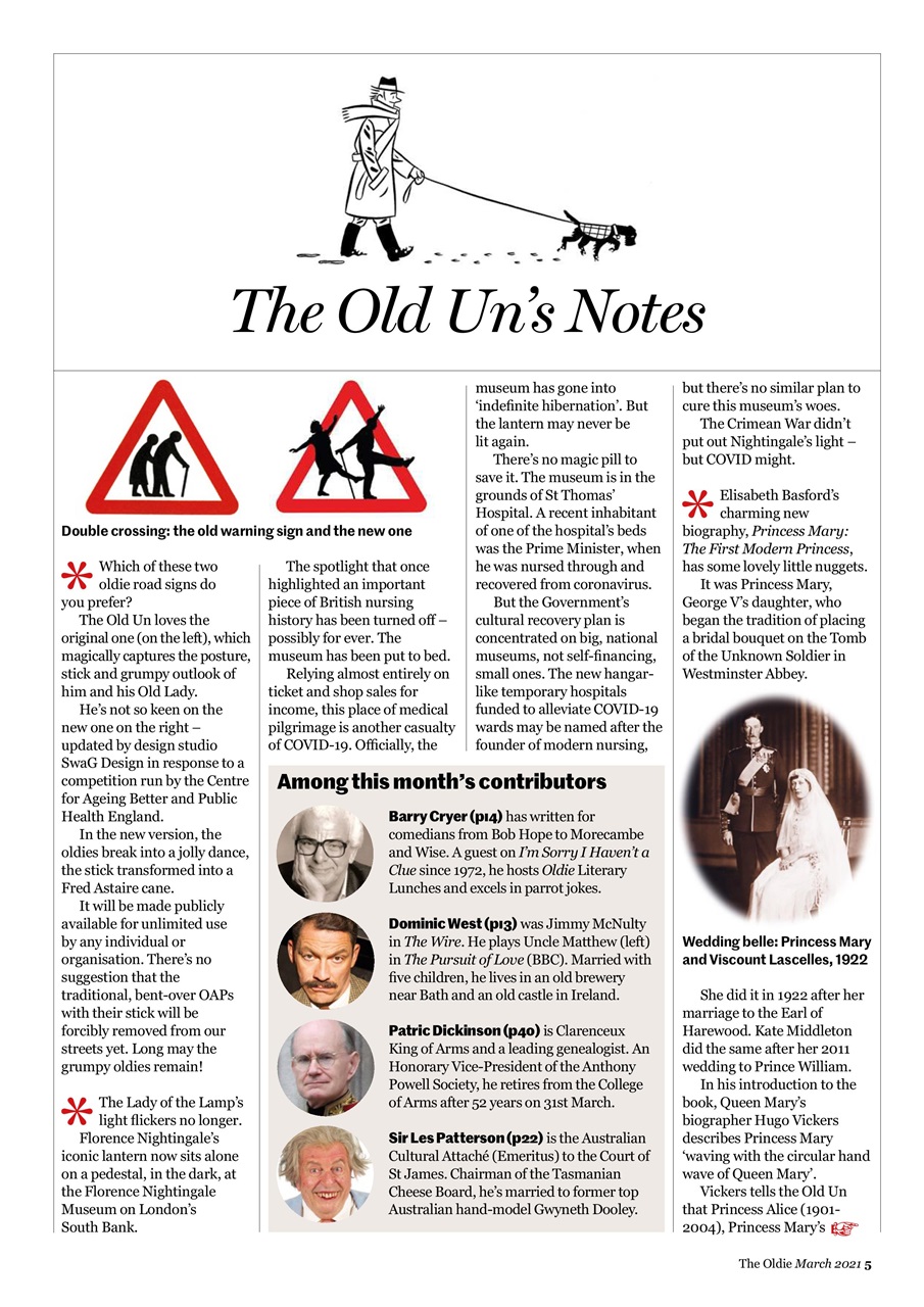 The Oldie Preview Pages