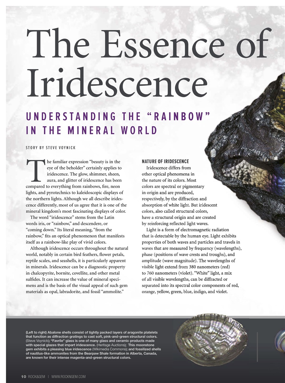 Rock&Gem Magazine Preview Pages