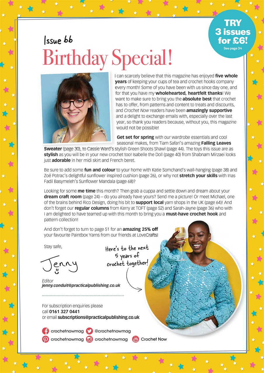 Crochet Now Magazine Preview Pages
