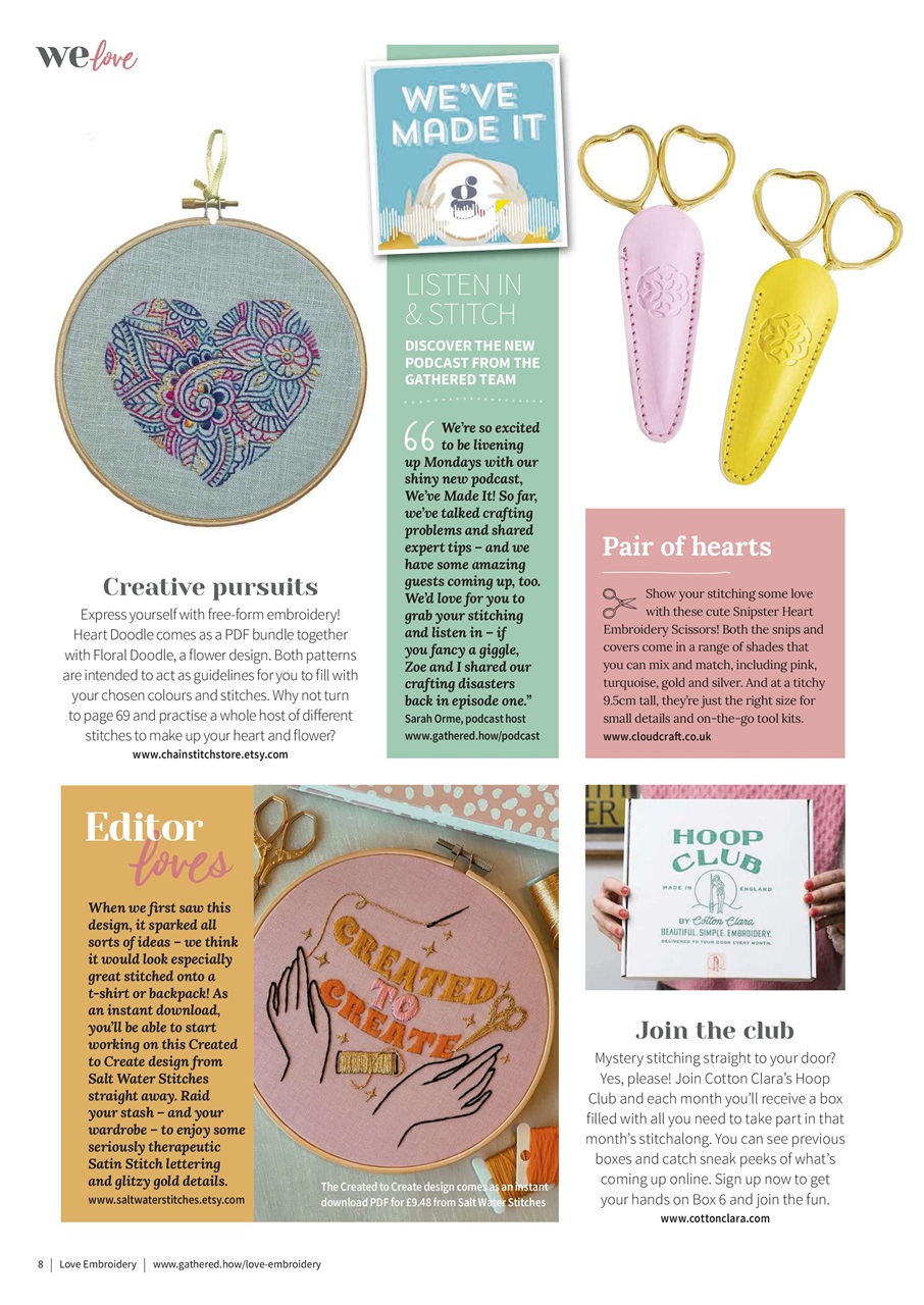 Love Embroidery Preview Pages