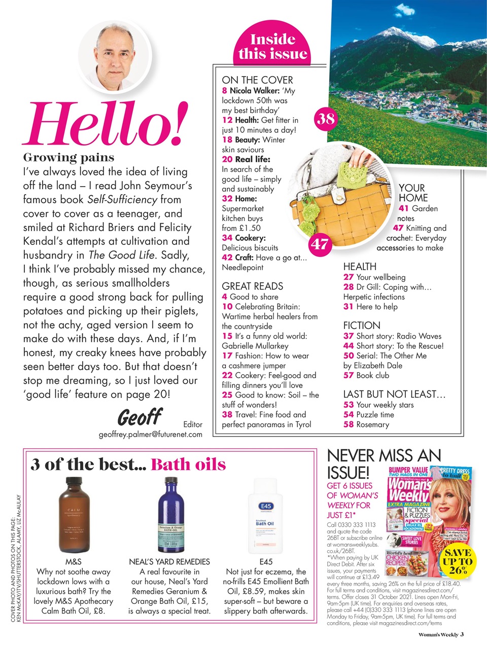 Woman's Weekly Preview Pages