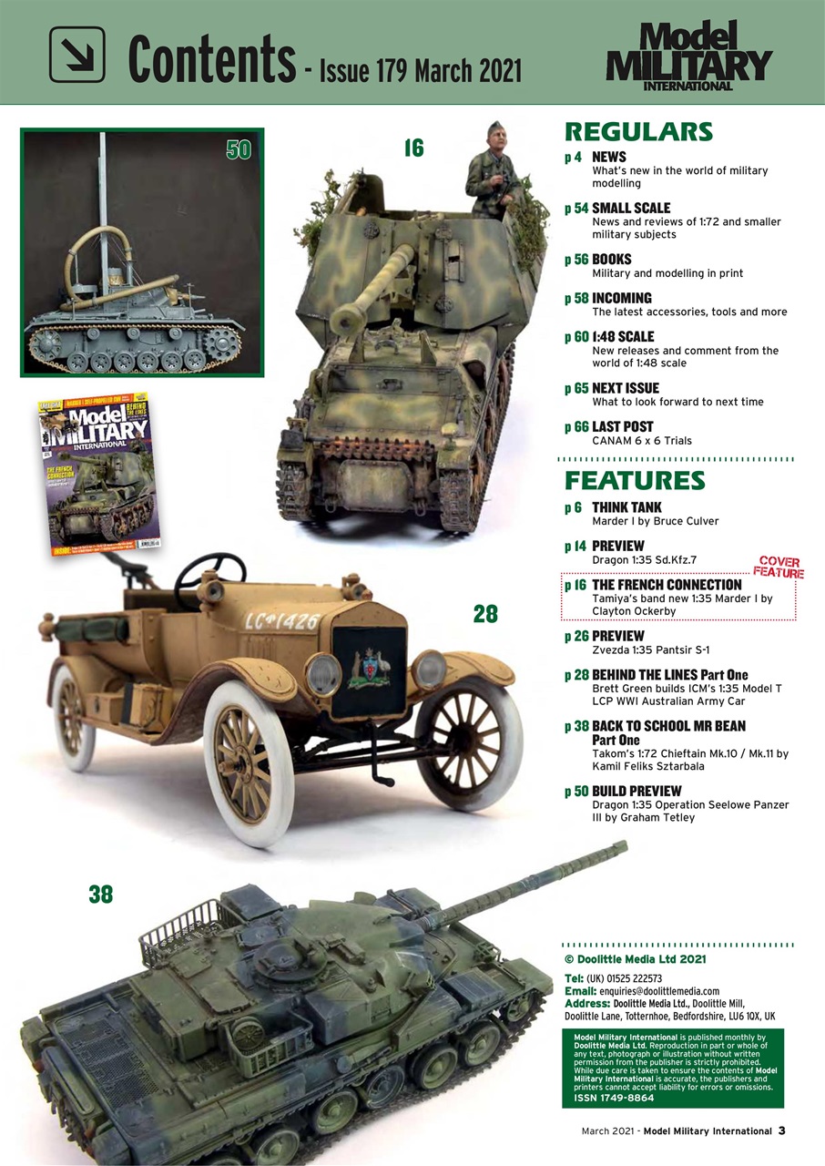 Military Modelling International Magazine Preview Pages