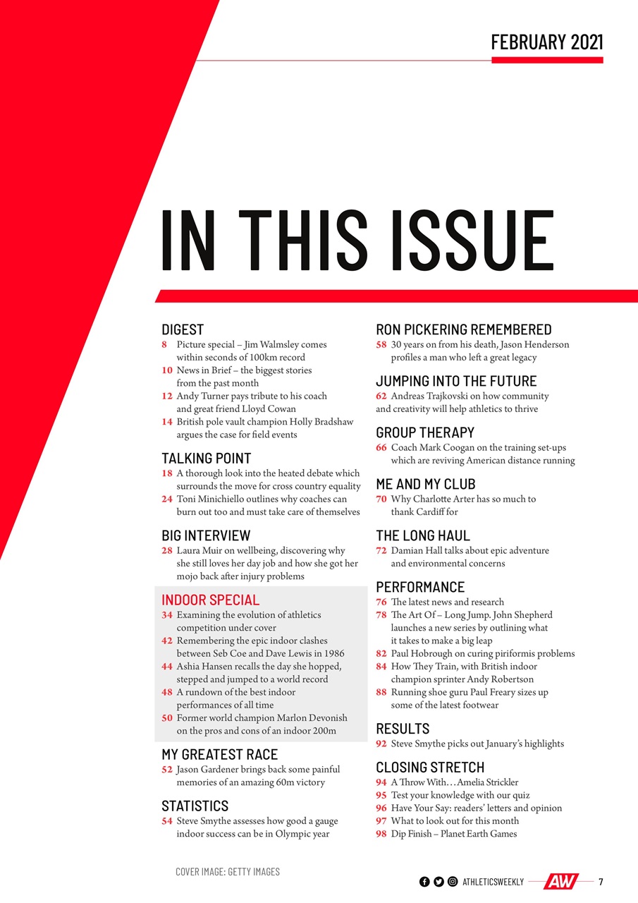 AW – Athletics Weekly Magazine Preview Pages