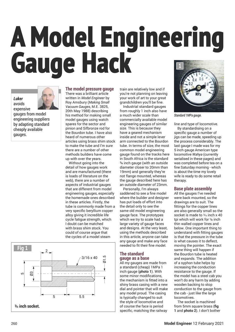 Model Engineer Preview Pages