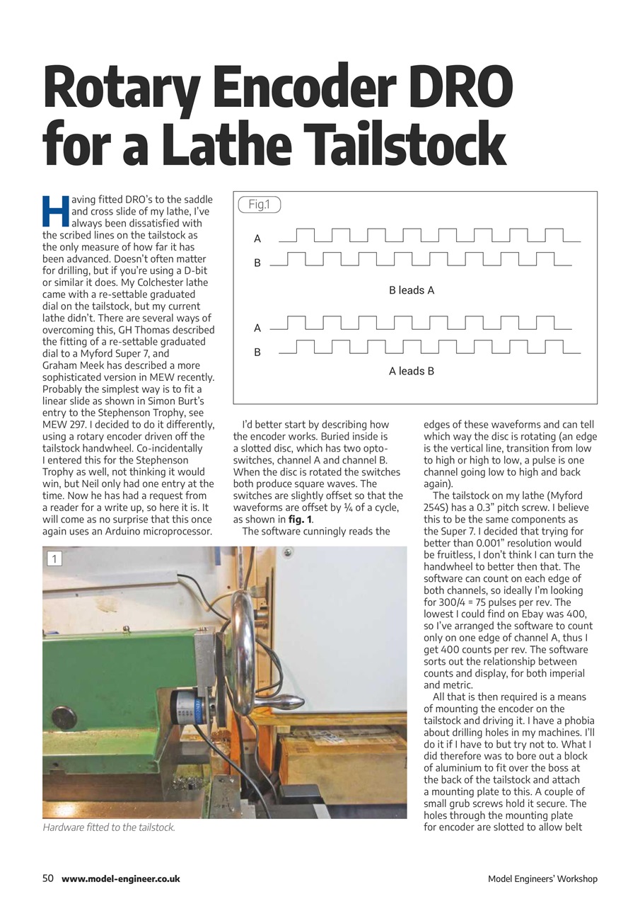 Model Engineer & Workshop Magazine Preview Pages