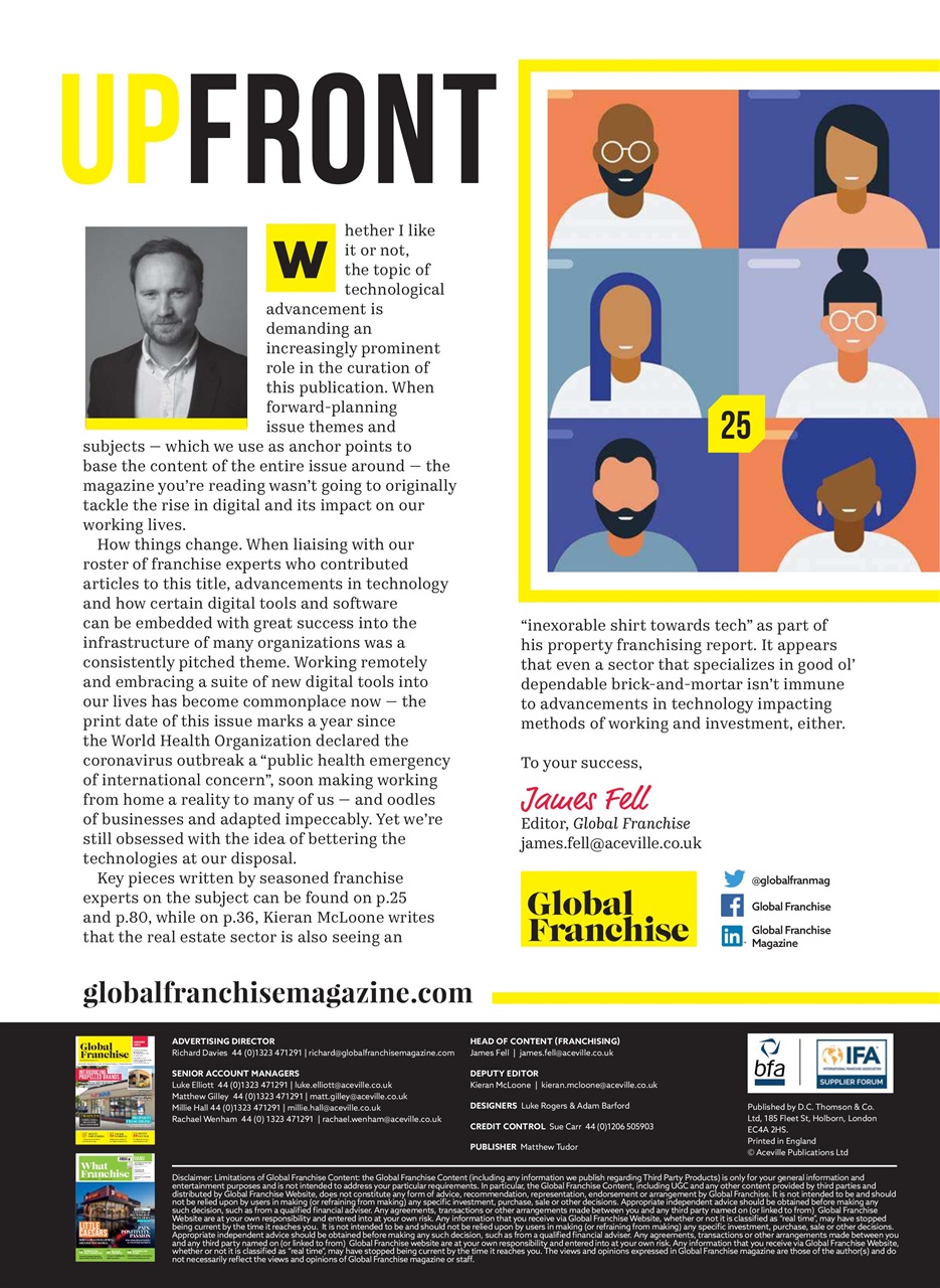 Global Franchise Preview Pages