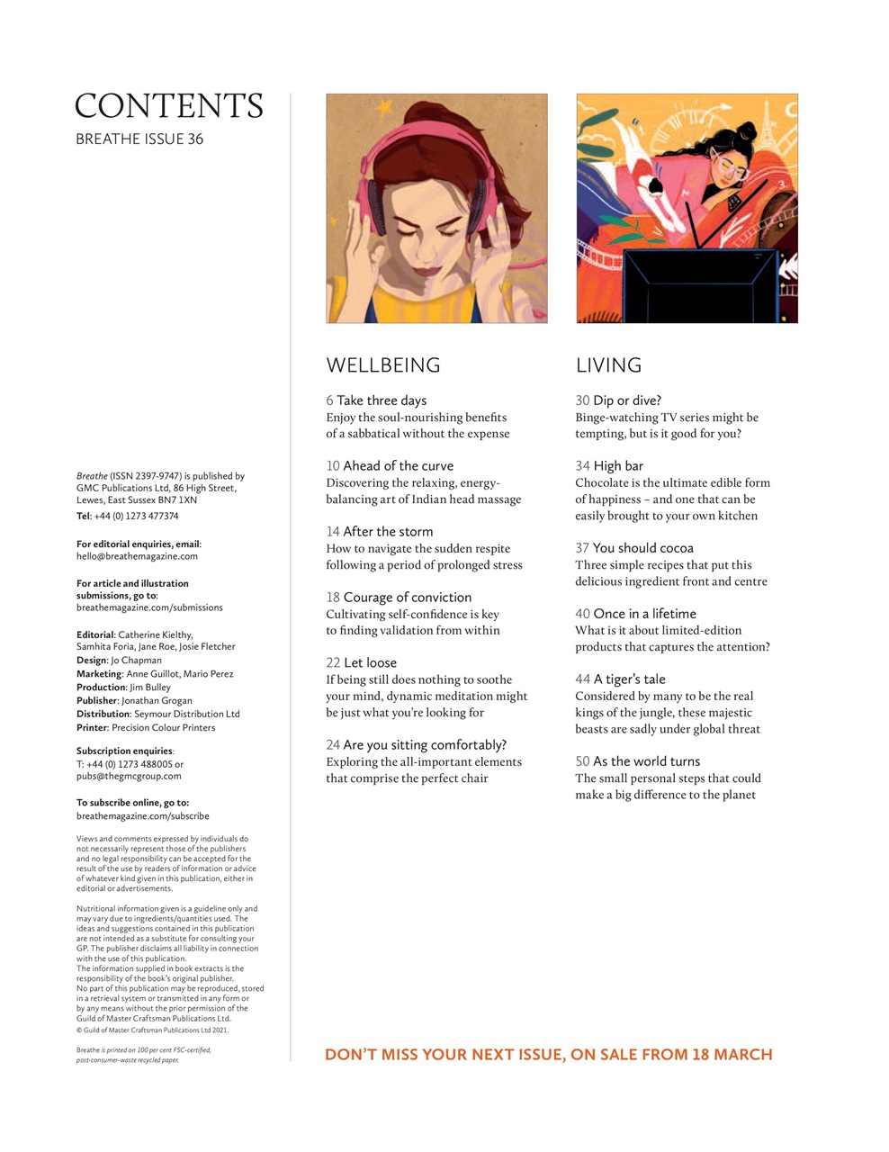 Breathe Preview Pages