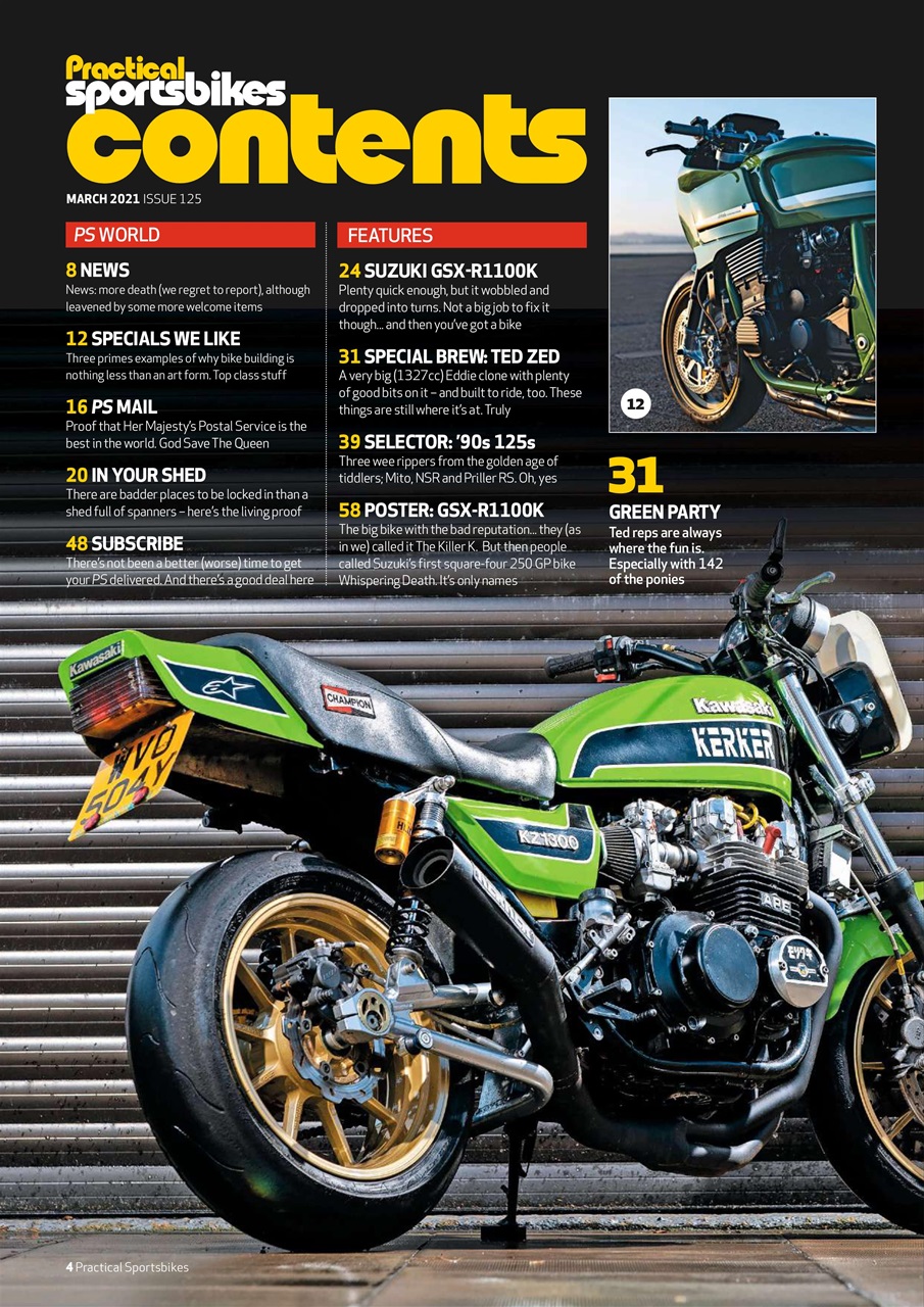 Practical Sportsbikes Preview Pages
