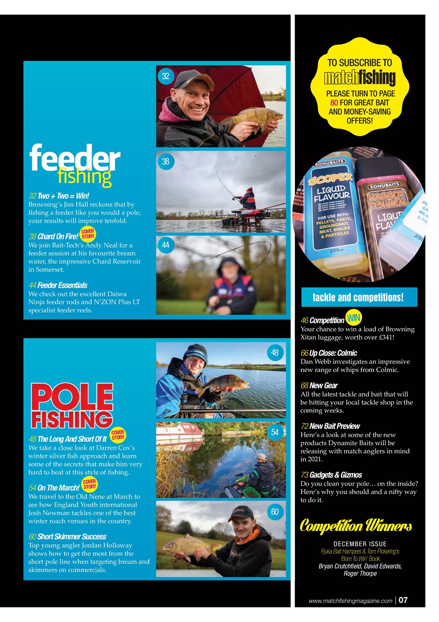 Match Fishing Preview Pages