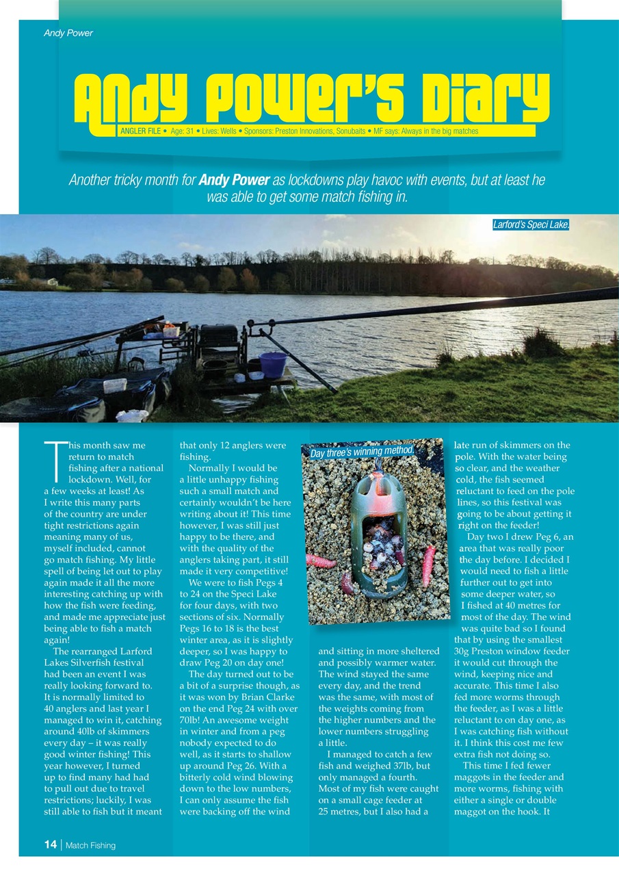 Match Fishing Preview Pages