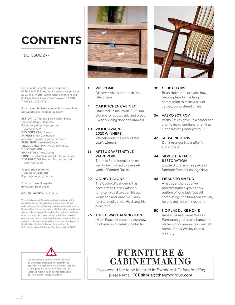 Furniture & Cabinetmaking Preview Pages