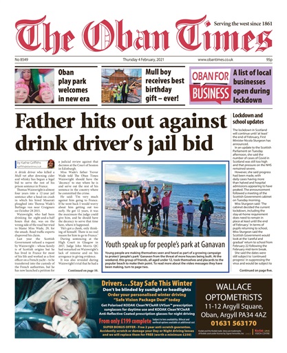 The Oban Times & Lochaber Times issue 