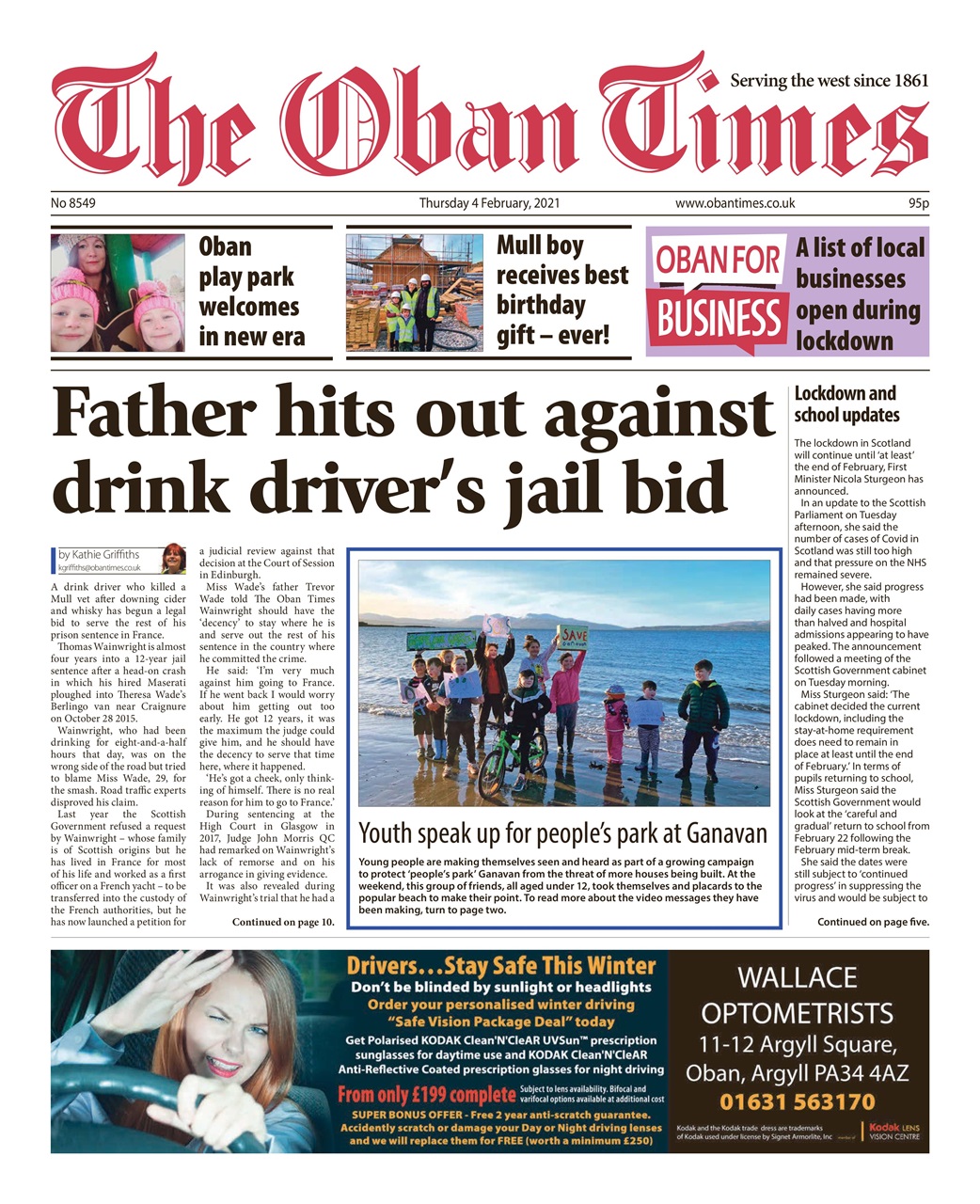 The Oban Times & Lochaber Times Preview Pages