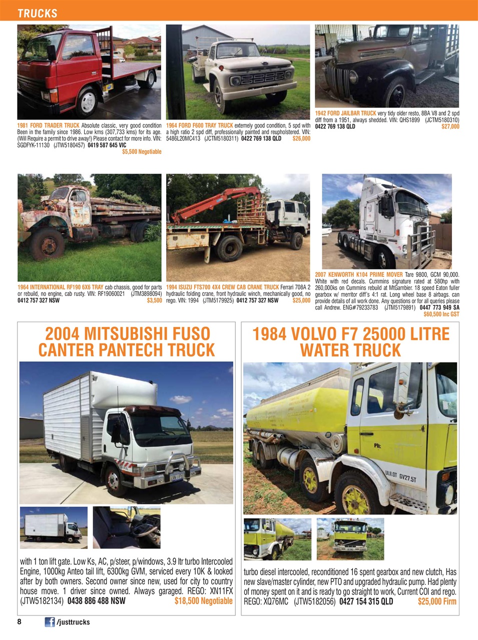 JUST TRUCKS Preview Pages