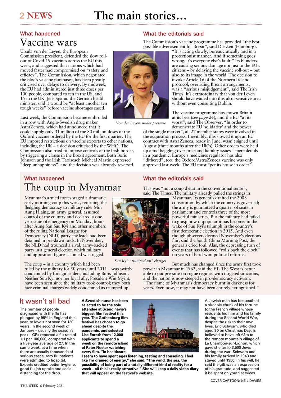 The Week Preview Pages