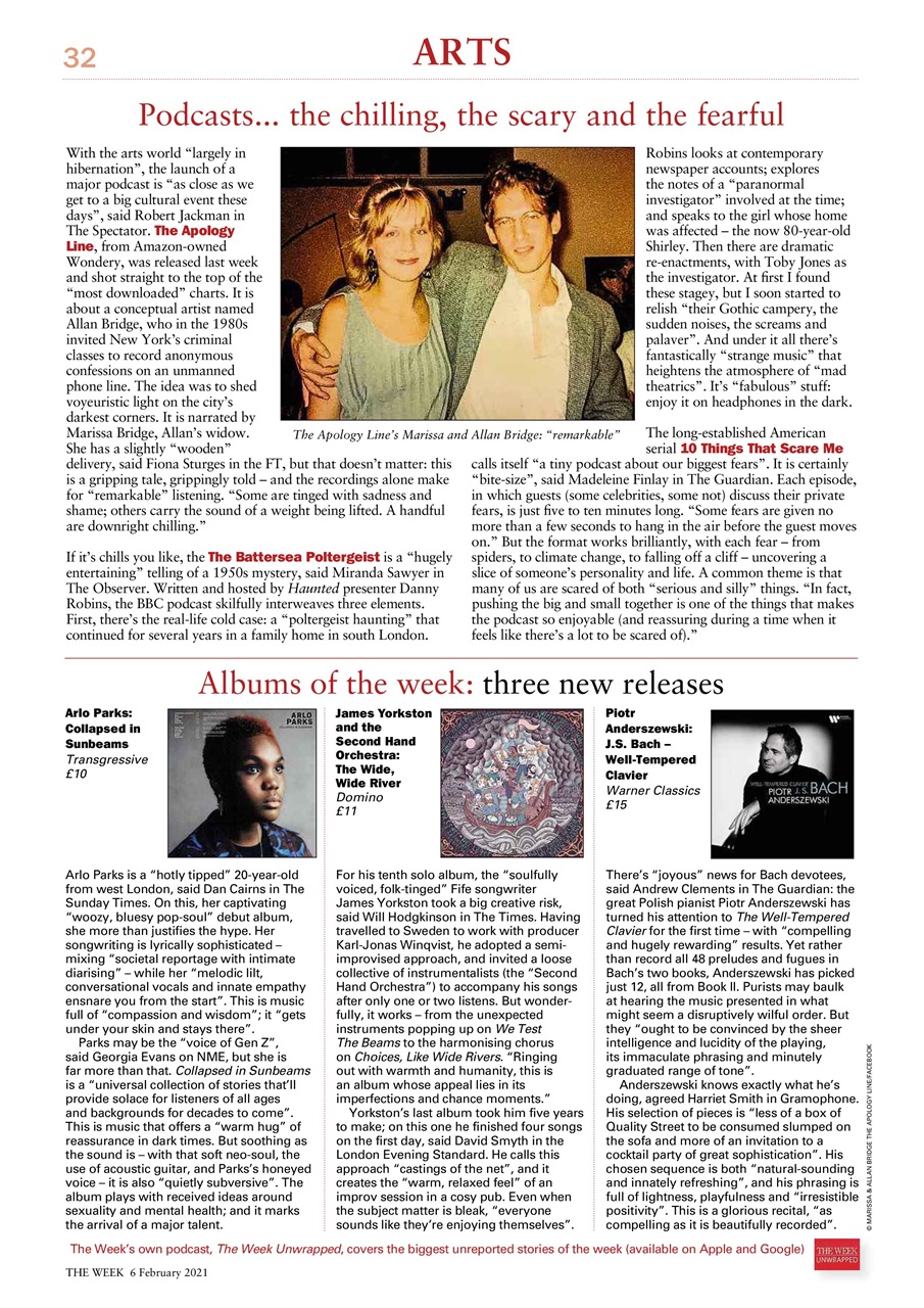 The Week Preview Pages