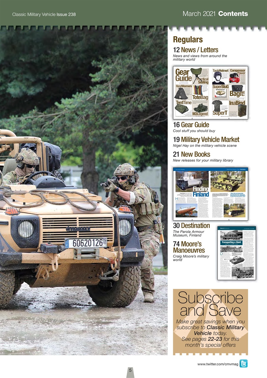 Classic Military Vehicle Preview Pages