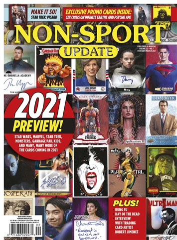 Non-Sport Update Magazine issue Feb/Mar 2021