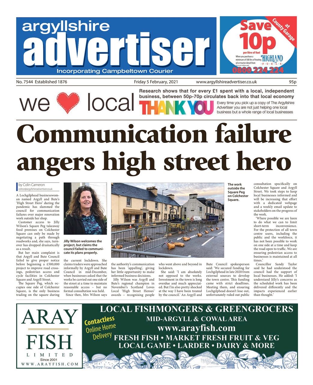 Argyllshire Advertiser Preview Pages