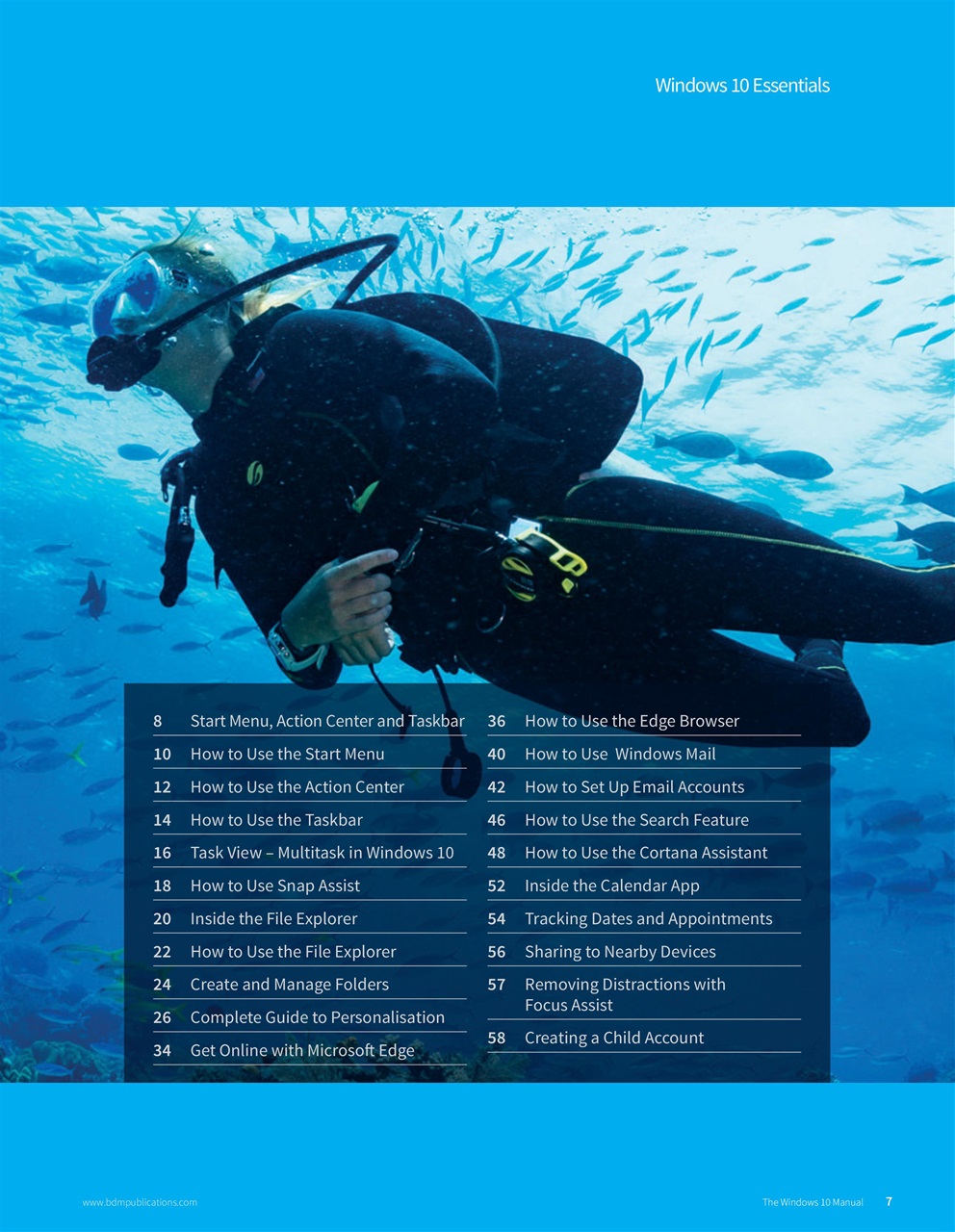 The Windows 10 Manual Preview Pages