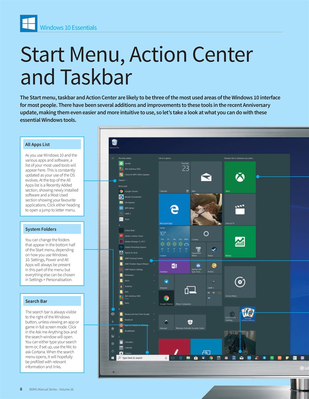 The Windows 10 Manual Preview Pages