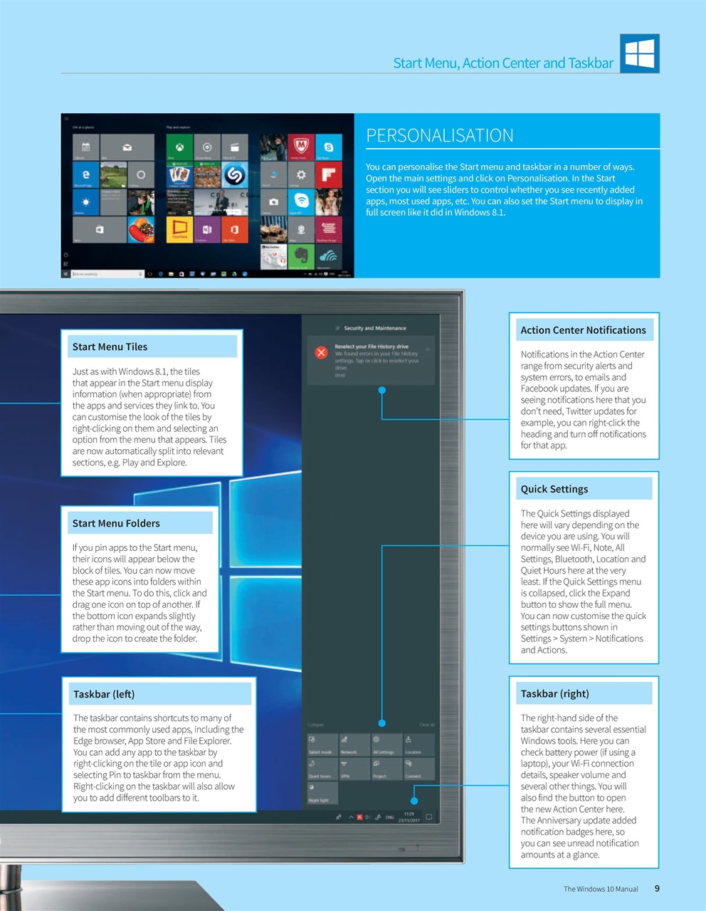 The Windows 10 Manual Preview Pages