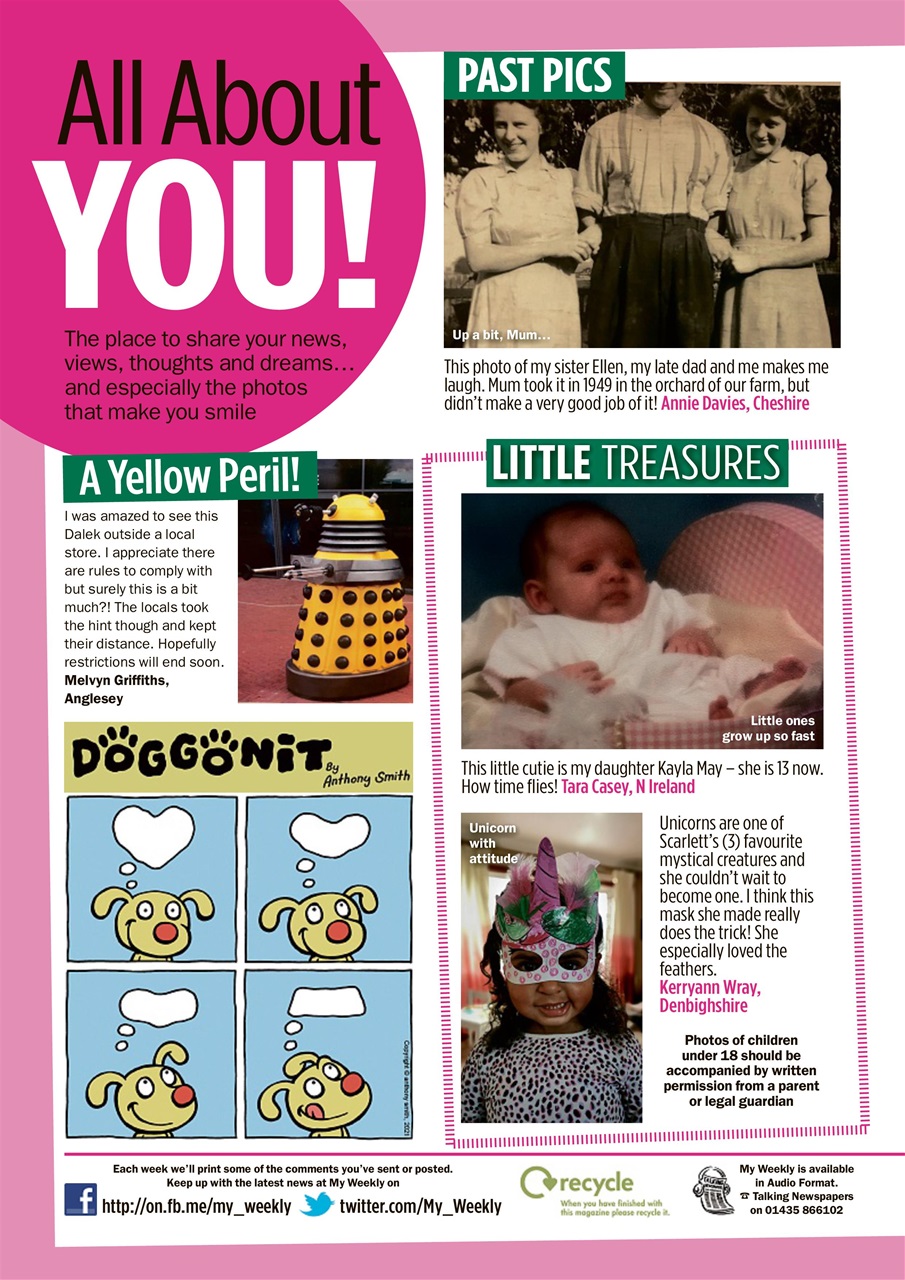 My Weekly Preview Pages