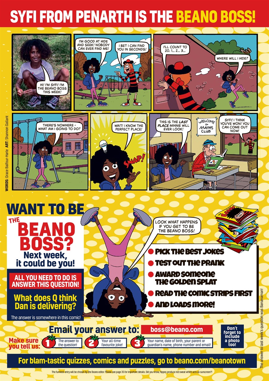 Beano Preview Pages