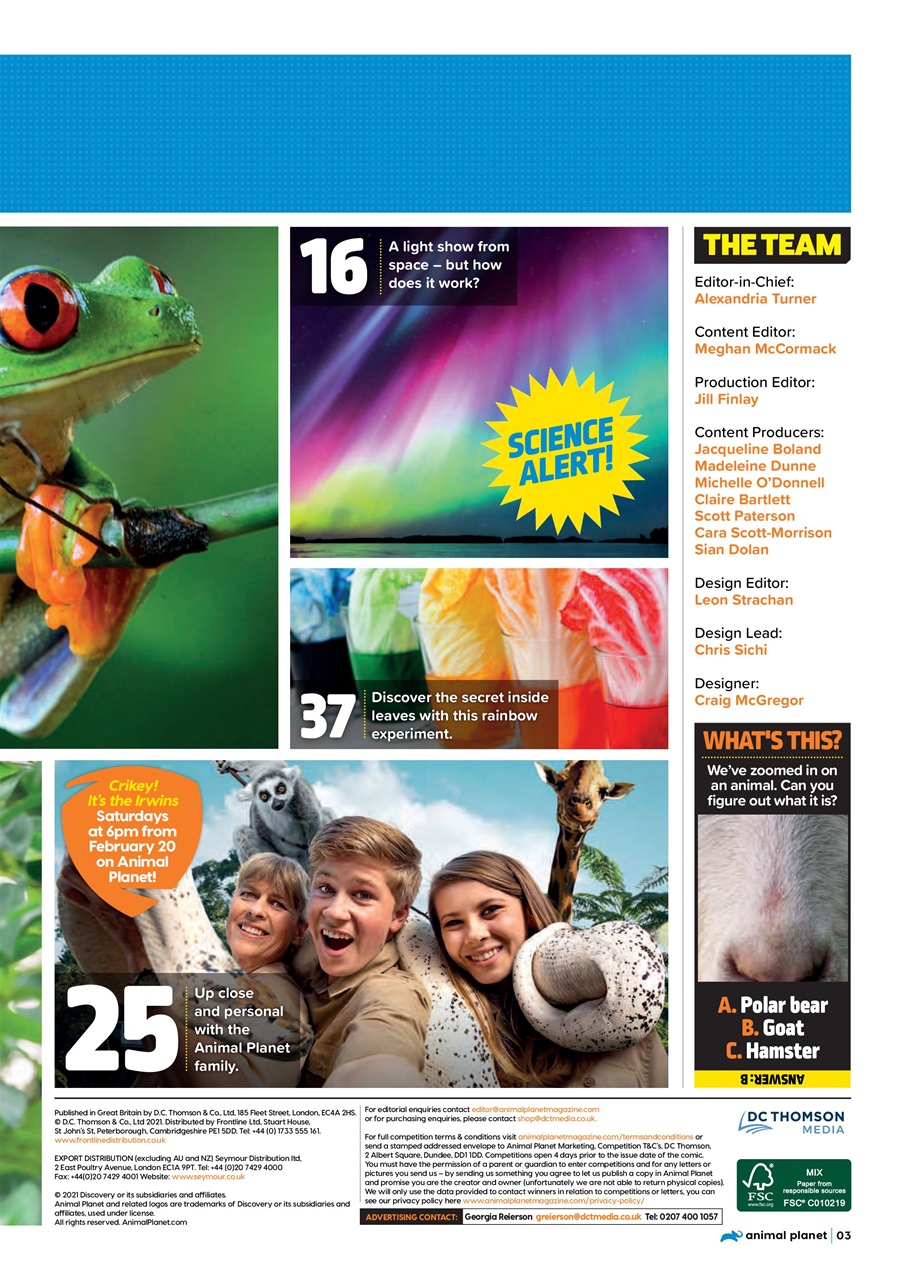 Animal Planet Kids Preview Pages