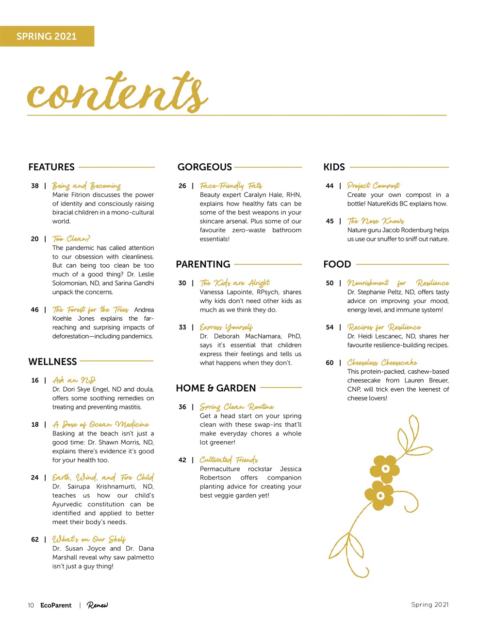 Ecoparent Magazine Preview Pages