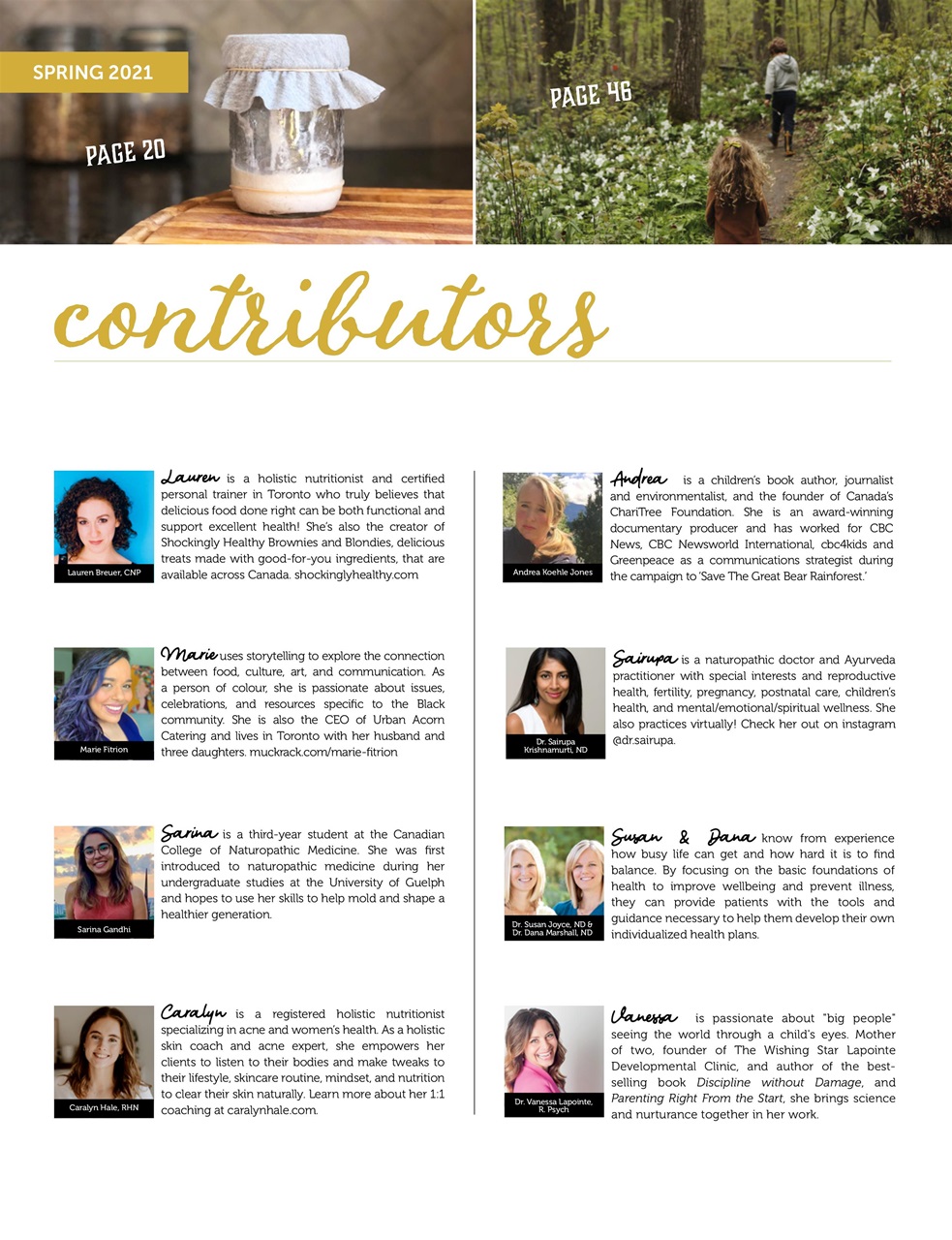 Ecoparent Magazine Preview Pages