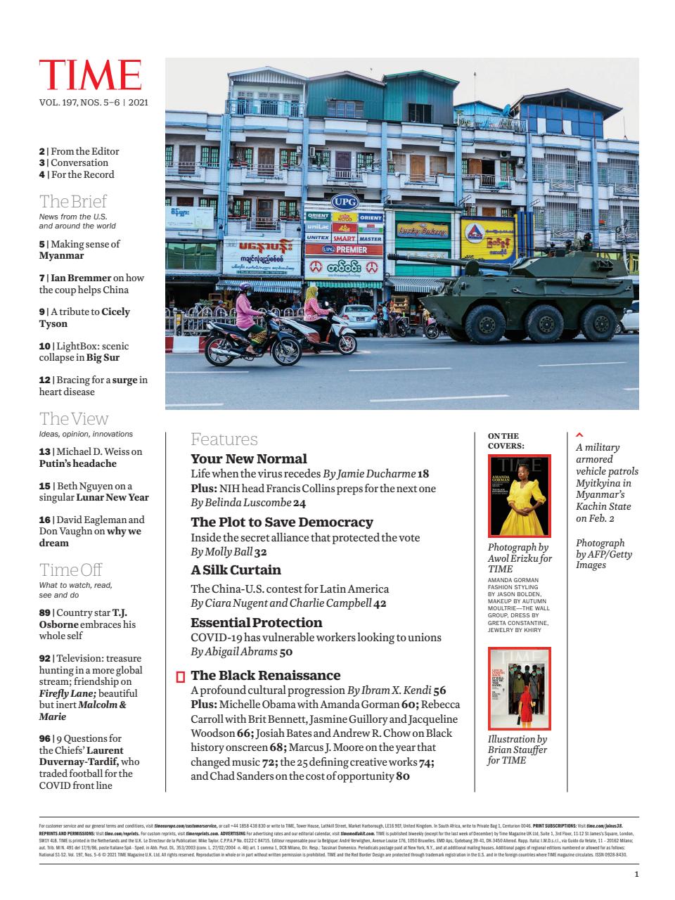 TIME Magazine Europe Preview Pages