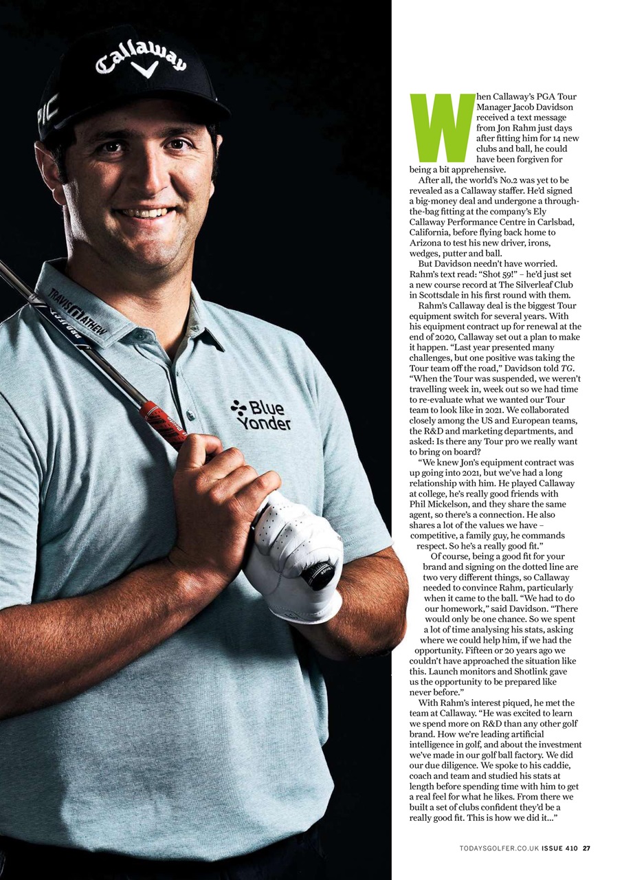 Today's Golfer Preview Pages