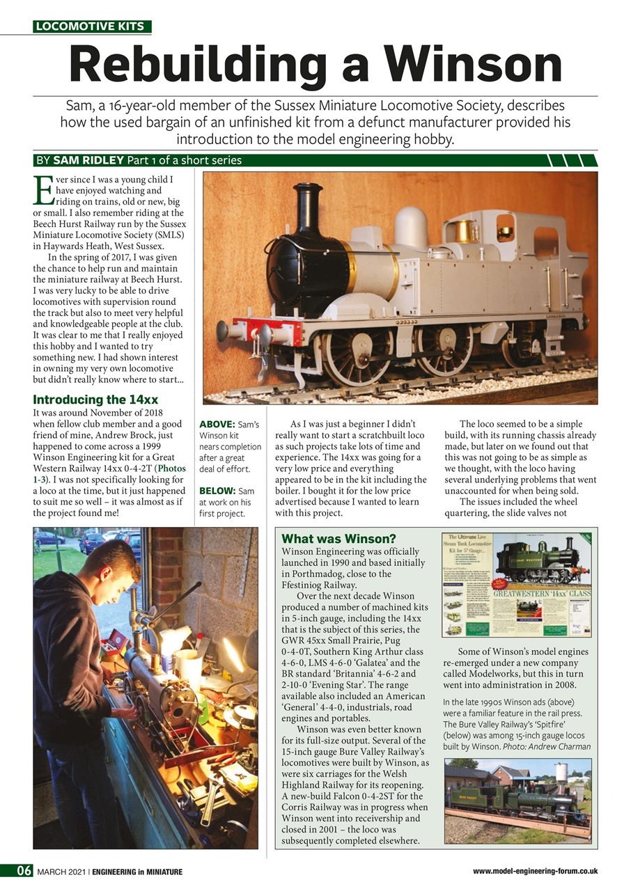 Engineering in Miniature Preview Pages