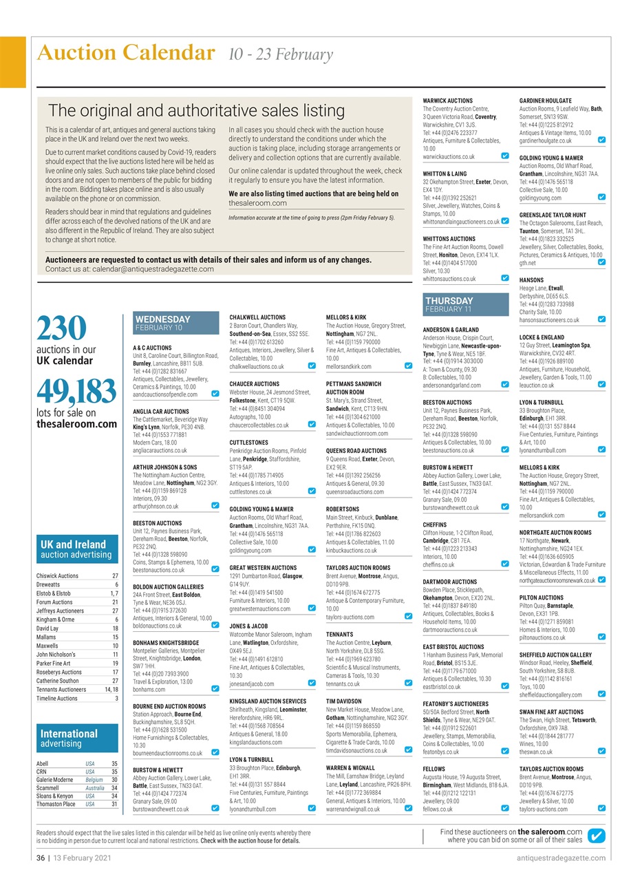 Antiques Trade Gazette Preview Pages