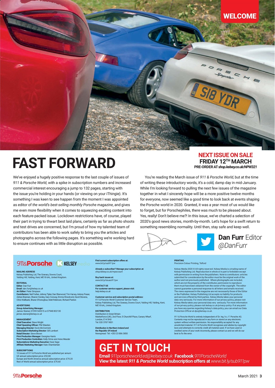 911 & Porsche World Preview Pages