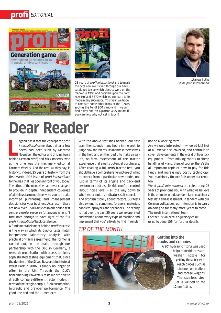 Profi International Preview Pages